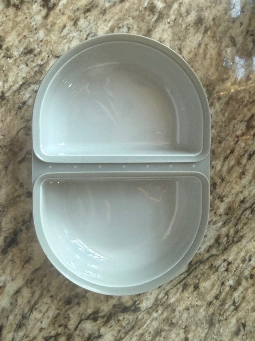 New Sure Feed Split Bowl - Grey